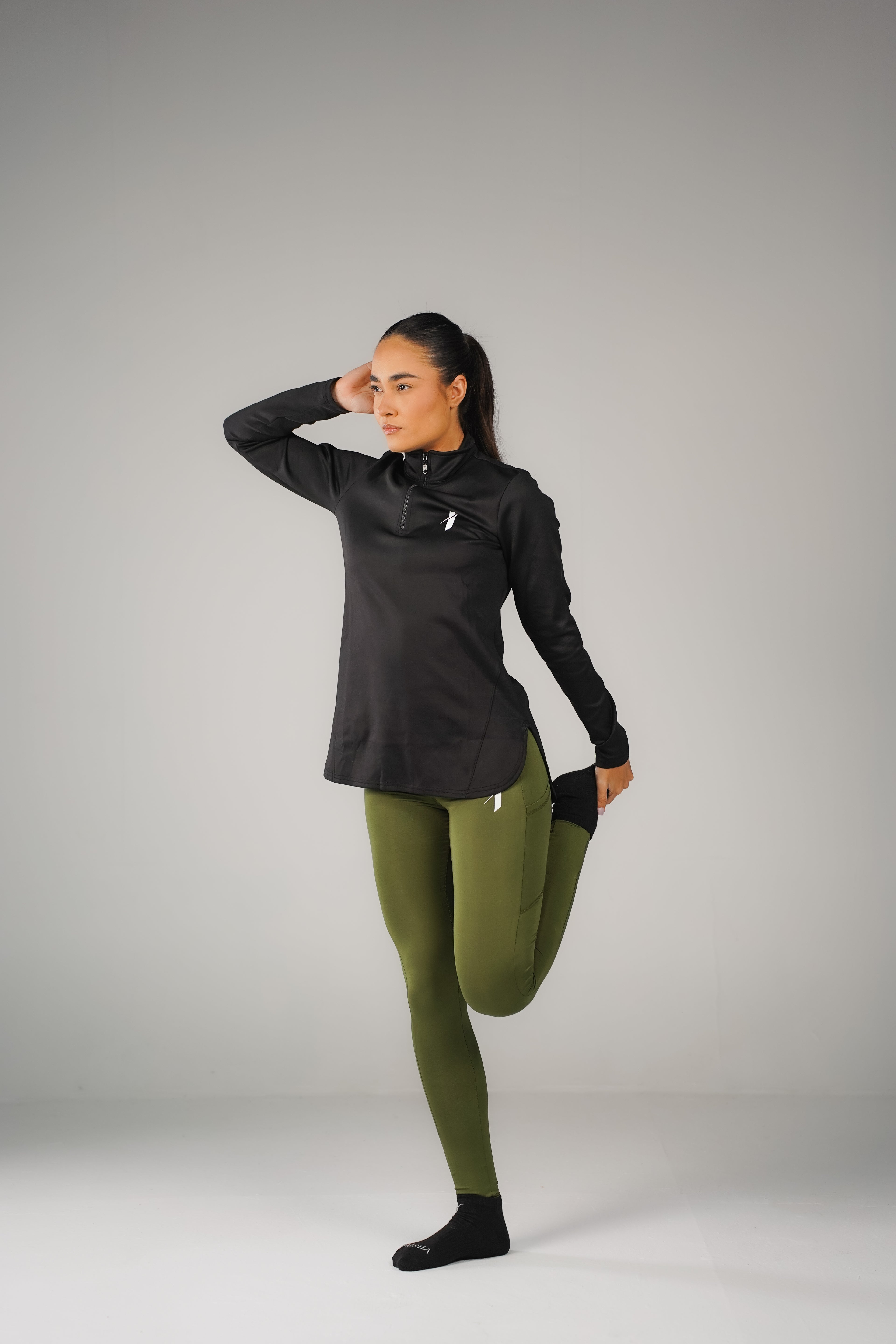 Black Core Quarter-Zip