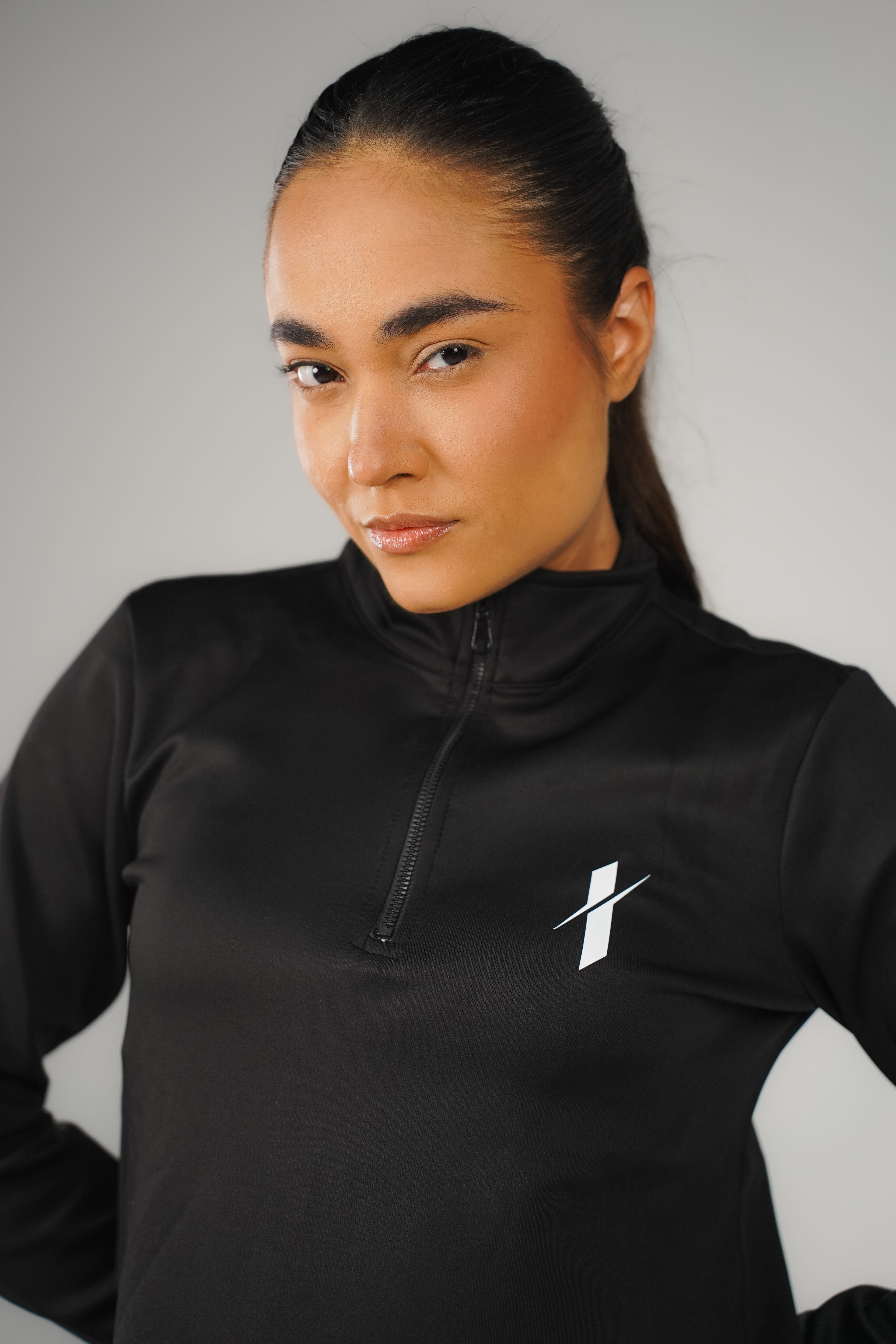 Black Core Quarter-Zip