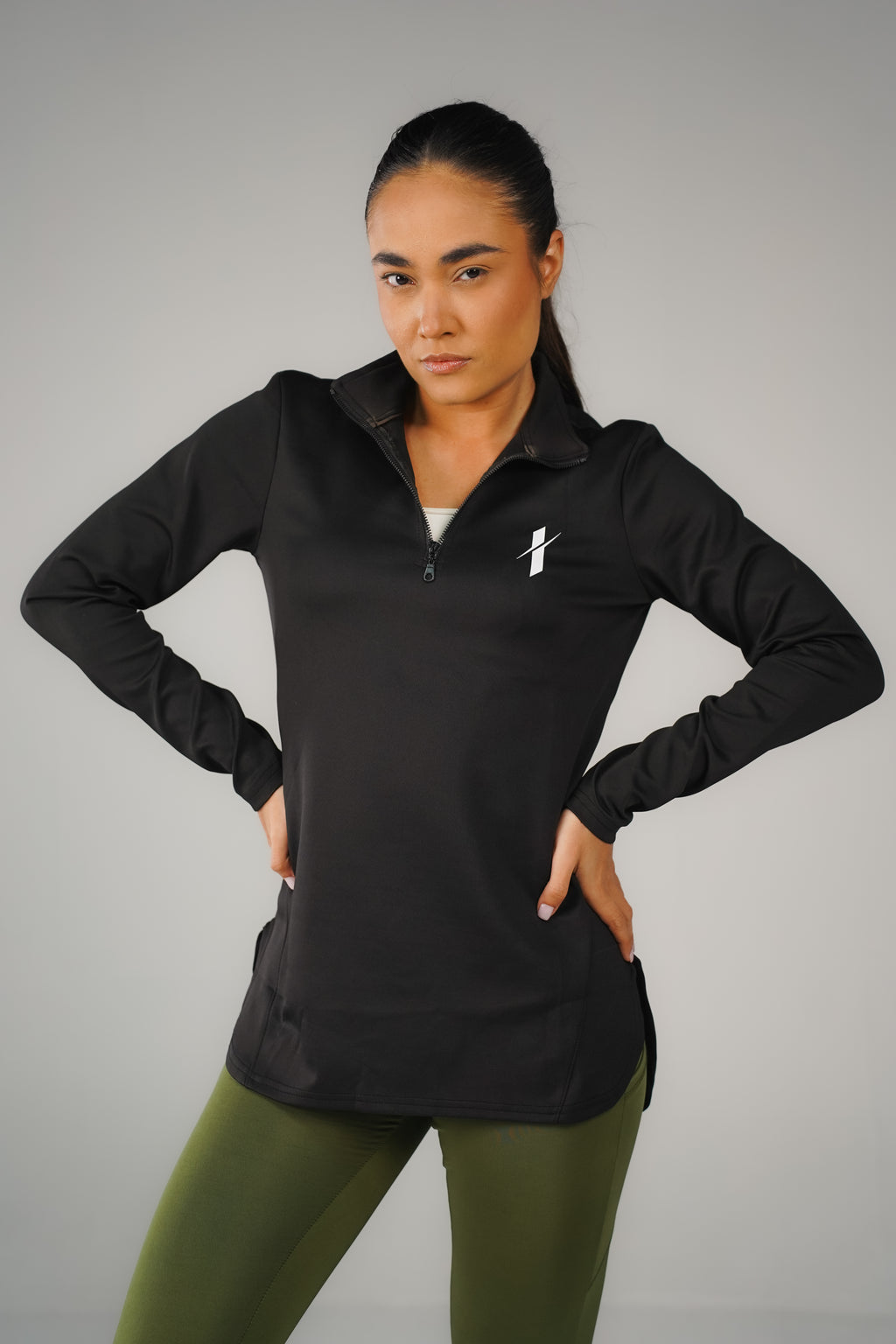 Black Core Quarter-Zip