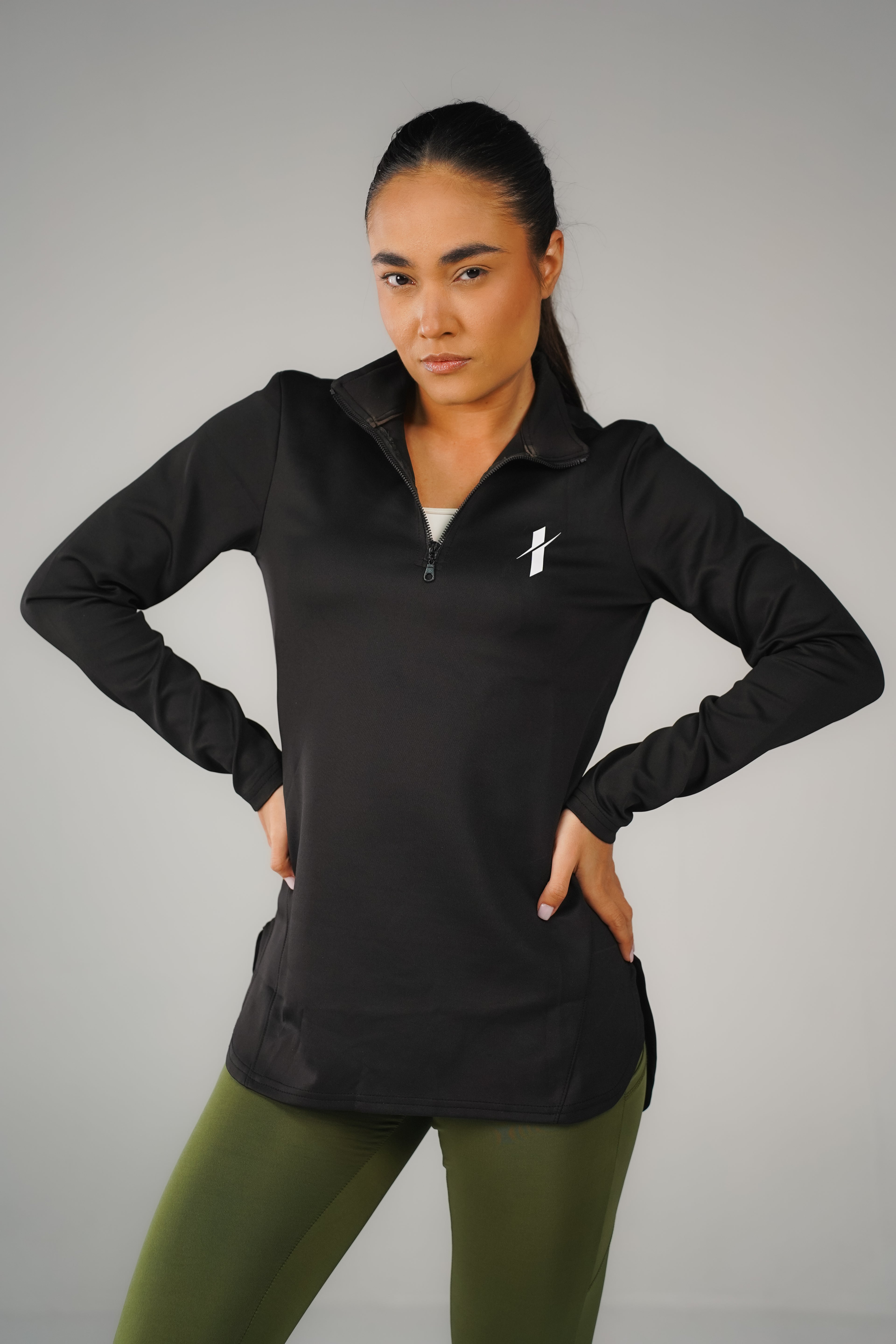 Black Core Quarter-Zip