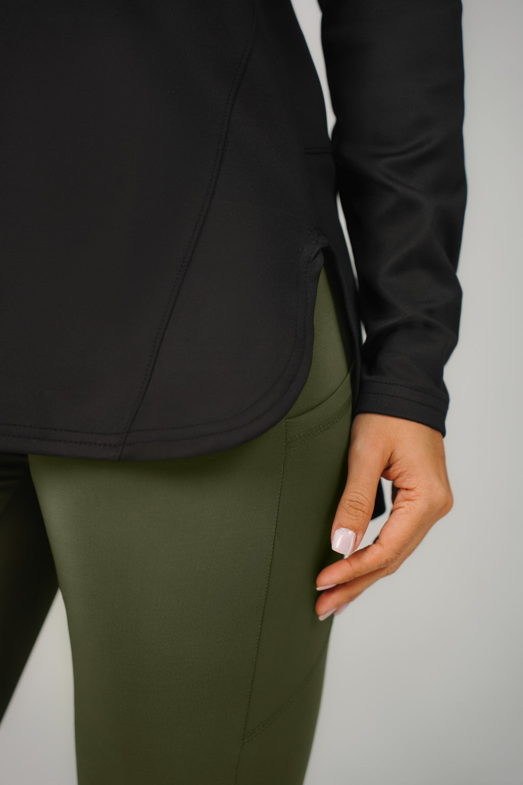 Black Core Quarter-Zip