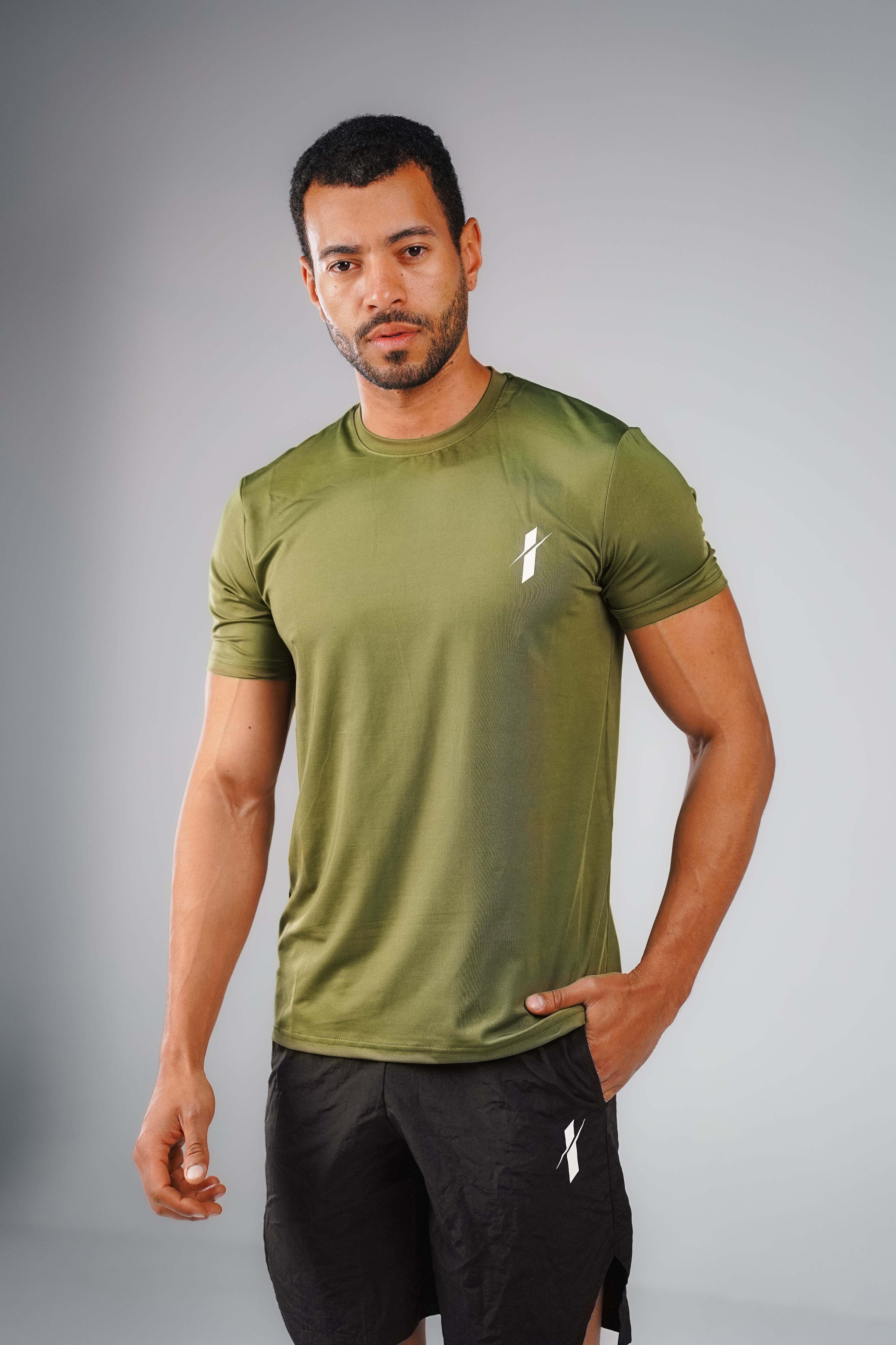 Olive Flex Tee