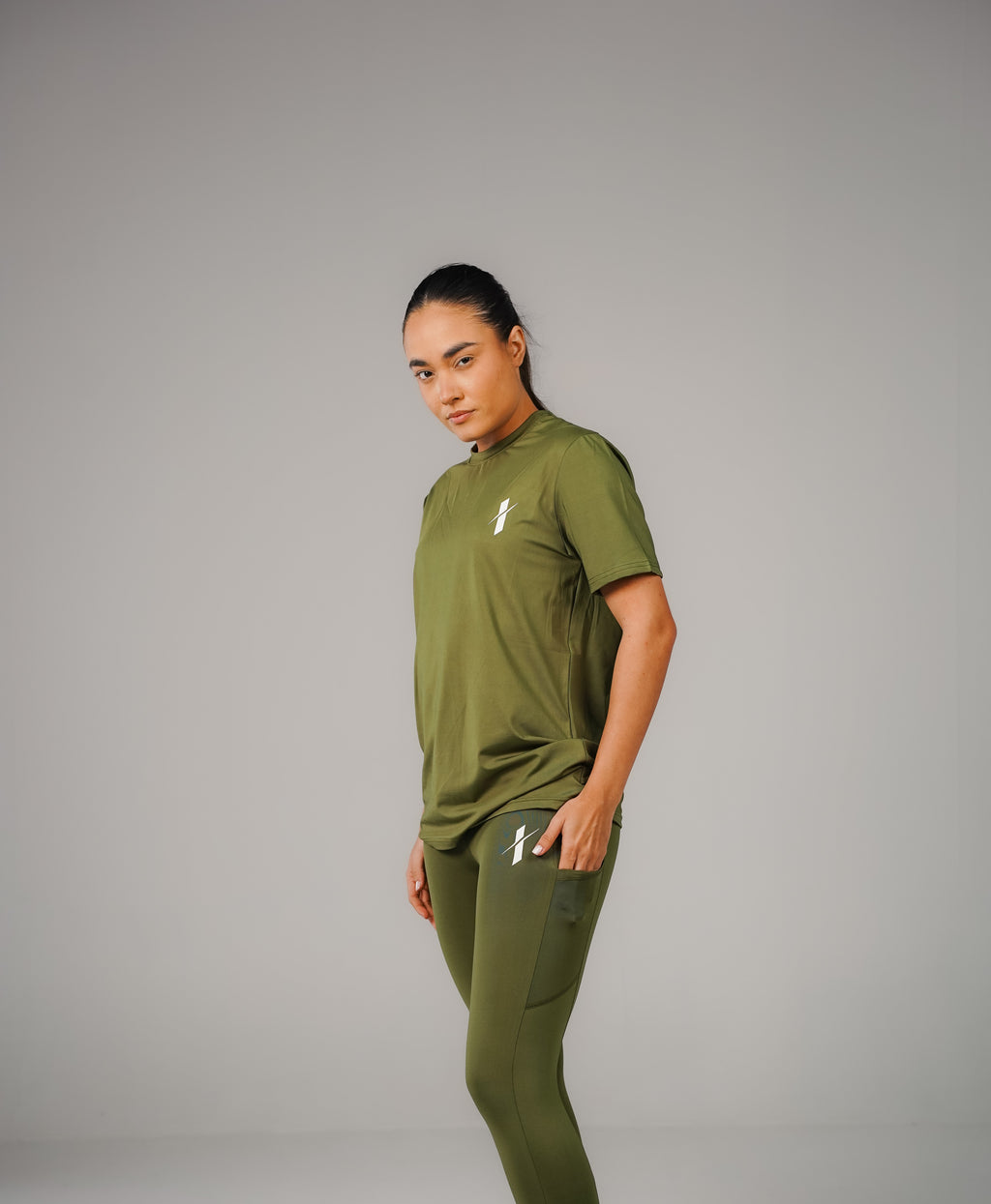Olive Flex Tee