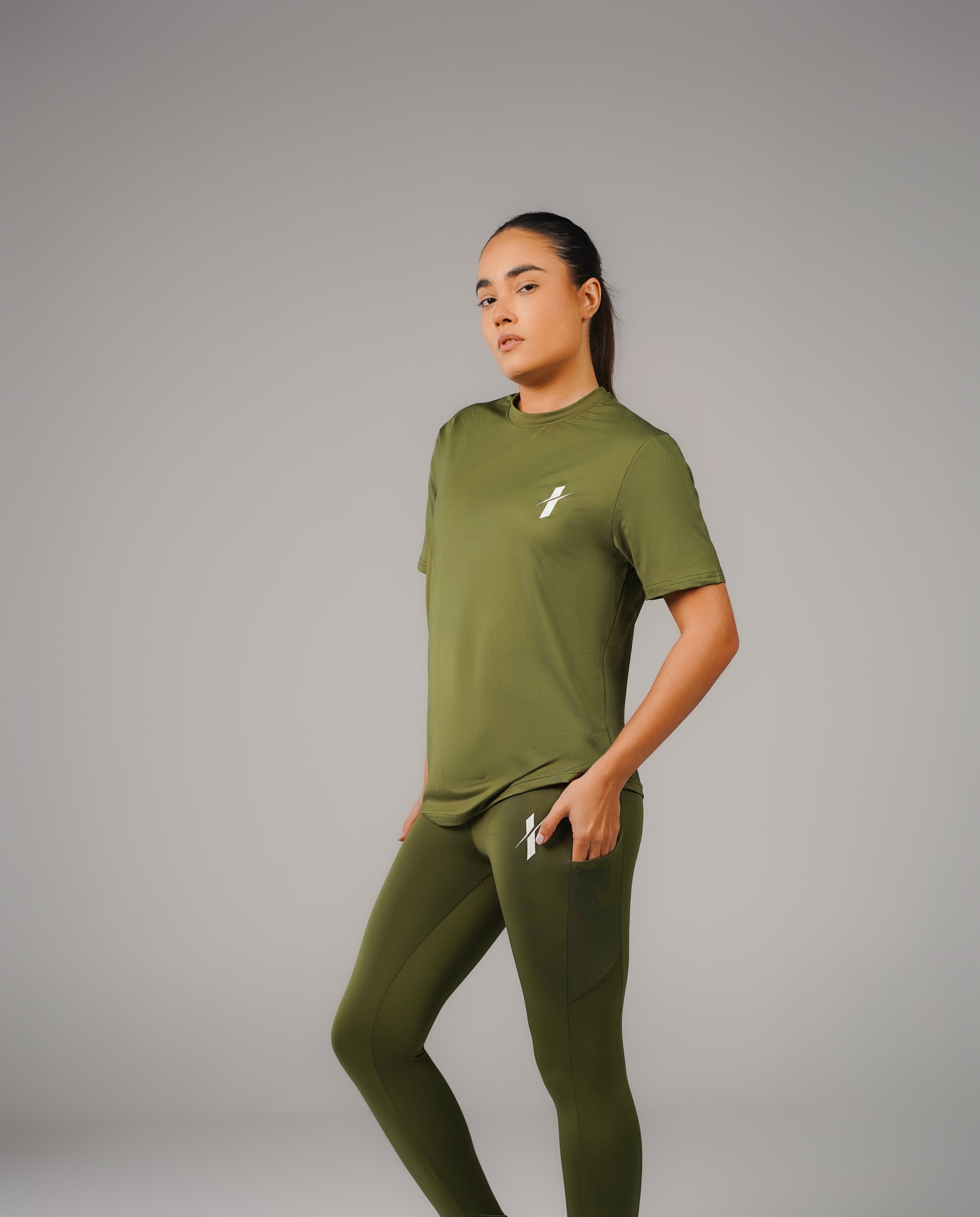 Olive Flex Tee